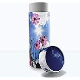 Morning Glories Scattering Tubes for Human Ashes TSA Approved Scattering Urn and Eco-Friendly Biodegradable Urns for Human Ashes & Biodegradable Urn for Burial at Sea
