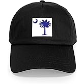 CafePress South Carolina Palm Tree State Flag Cap Adjustable Baseball Cap
