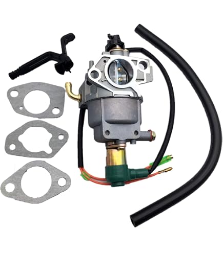CUIPPWRJ Carburador de carbohidratos con junta compatible con Briggs Stratton Generac 2.5HP 900 1000 vatios generador 01532 piezas de repuesto CUIPPWRJ Carburador de carbohidratos con junta compatible con Briggs Stratton Generac 2.5HP 900 1000 vatios generador 01532 piezas de repuesto