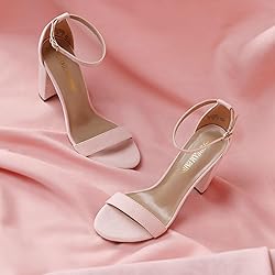 DREAM PAIRS Women's Hi-Chunk High Heel Pump