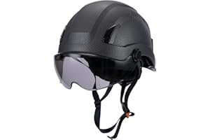 Land Helmets EcoPro Safety Helmet - ANSI/ISEA Z89.1-201 Type 1 Class C Vented - OSHA Approved - Lightweight Helmet with 6 Pt Suspension for Arborist, Industrial & Fall Protection