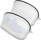 Flintronic Shoe Wash Bag 2 Pack Laundry Mesh Bags Zipper Travel Durable view 8