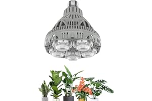 SGLEDs Grow Light Bulb BR30 24 Watt with COC Technology Full Spectrum Grow Light Bulb 300 Watt Equivalent Plant Light E26 for Indoor Plants Seed Starting