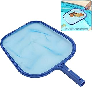Pool Kescher, Pool Skimmer Reinigungsnetz Schwimmbad Feinmaschig Rechen, Professioneller Gartenteichkescher Cleaner (Feiner Pool Skimmer)