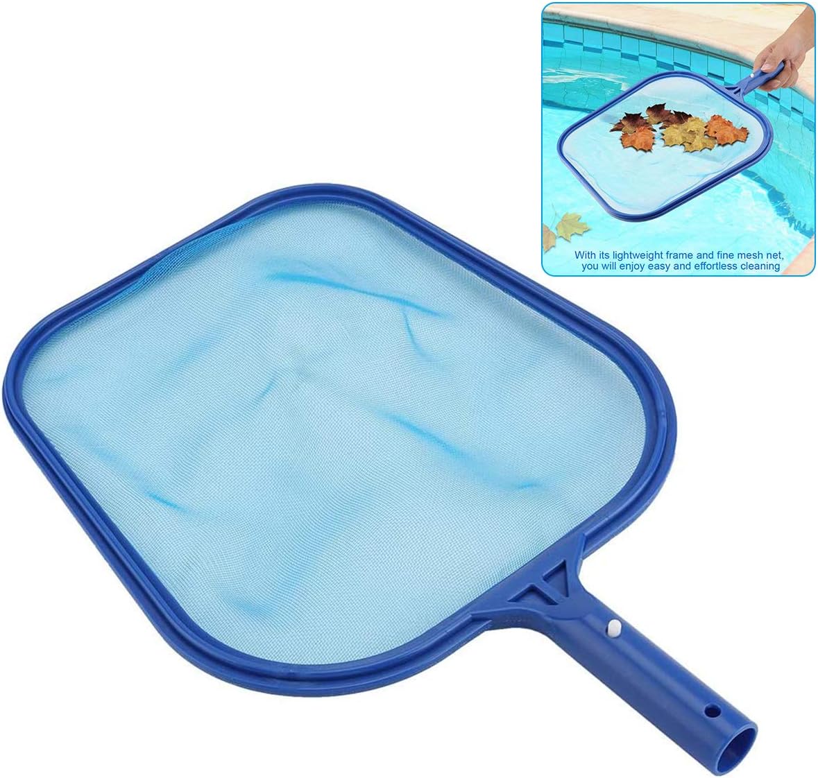 Pool Kescher, Pool Skimmer Reinigungsnetz Schwimmbad Feinmaschig Rechen, Professioneller Gartenteichkescher Cleaner (Feiner Pool Skimmer)