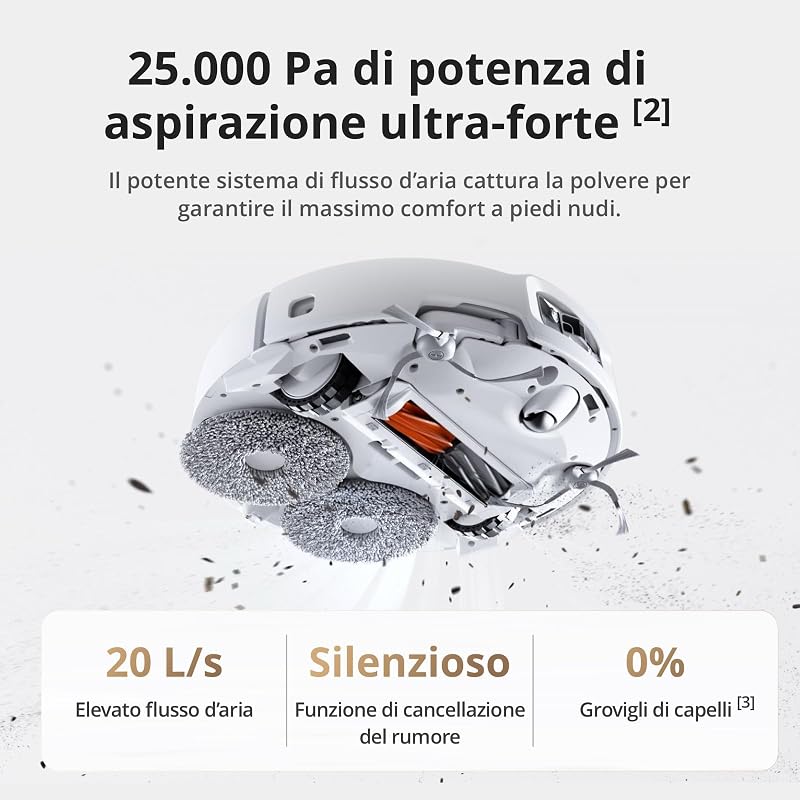 ROMO A robot aspirapolvere e lavapavimenti