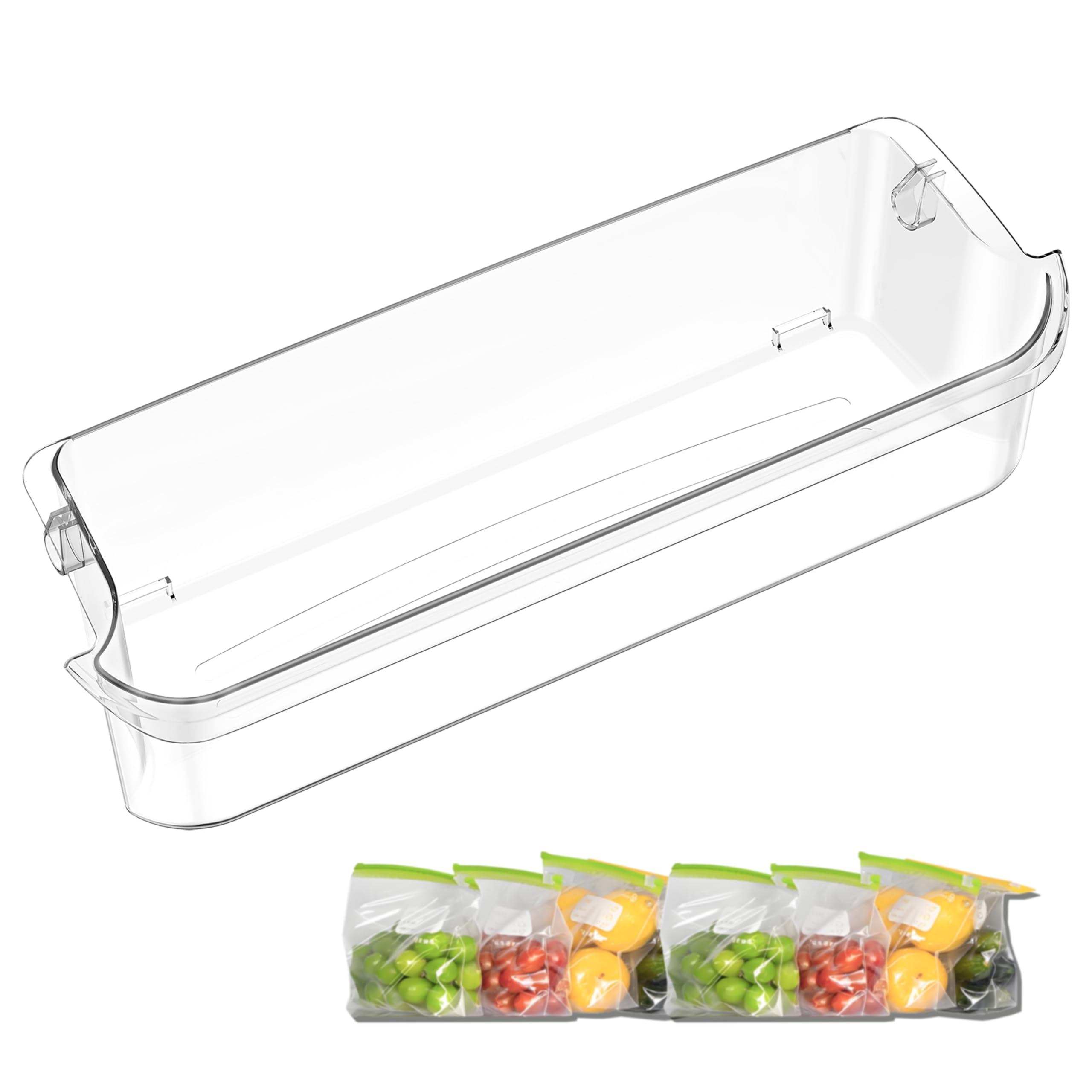 Photo 1 of UPGRADED 241505301 Refrigerator Door Shelf Bin, Compatible With Frigidaire?Kenmore?Electrolux,Replace For AP3769131, 241808213, 241505303, 241808214