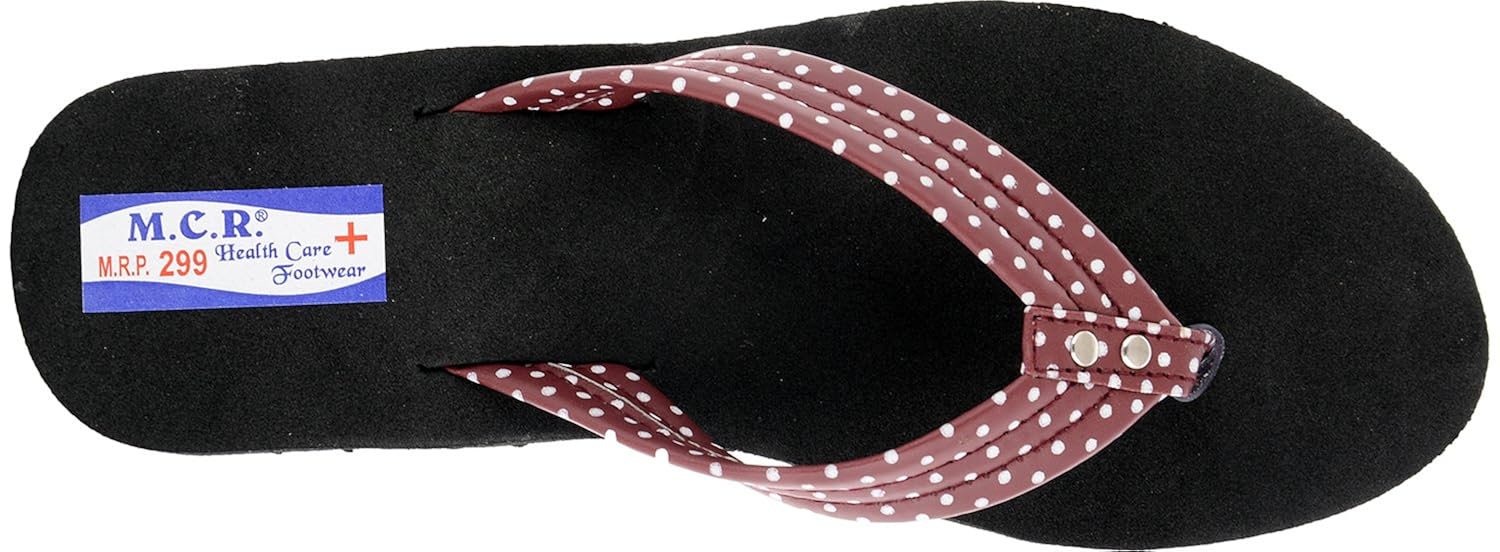 mcr healthcare footwear women's synthetic, rubber sandals (multicolour)