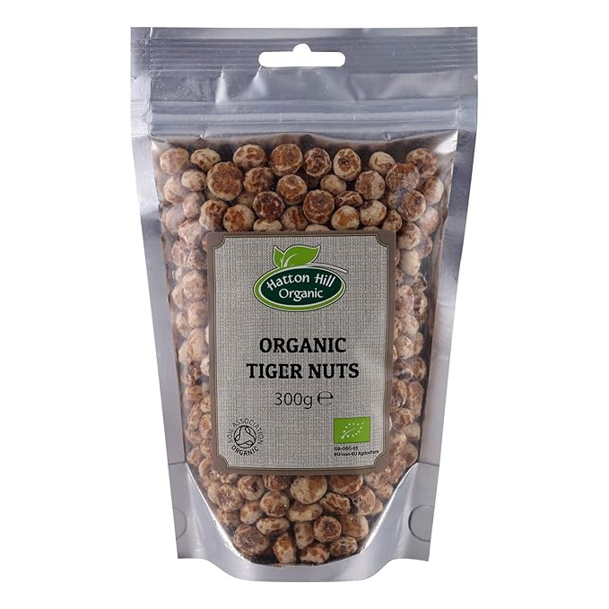 Organic Tiger Nuts (Peeled) 300g by Hatton Hill Organic Free UK