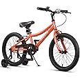 AVASTA Bilbo 18 20 Inch Kids Bike for Boys Girls 5-10 Years Old, Retro Style High Carbon Steel Bicycle with Adjustable Handlebars and Seat, Dual V-Brakes, Kickstand, Multiple Colors