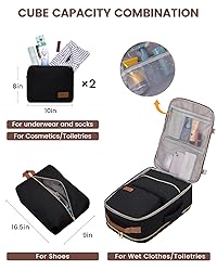 LOVEVOOK 40L Travel Backpack for Women & Men, Large