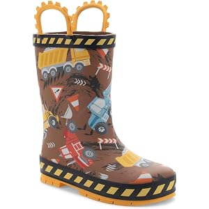 Western Chief Kids Premium Waterproof Rain Boots for Boys and Girls | Built for outdoor play, pull-on loops for self-dressing
