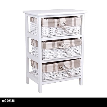 etagere de rangement en osier