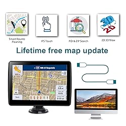7 Inch GPS Navigation for Car Truck RV - 2025 North