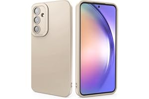 MWPVKX Samsung Galaxy s23 Fe Case: Liquid Silicon Protective Military, Grade Armor Samsung s23 fe Case,Heavy Duty Protection Phone Cases (Champaign Gold)