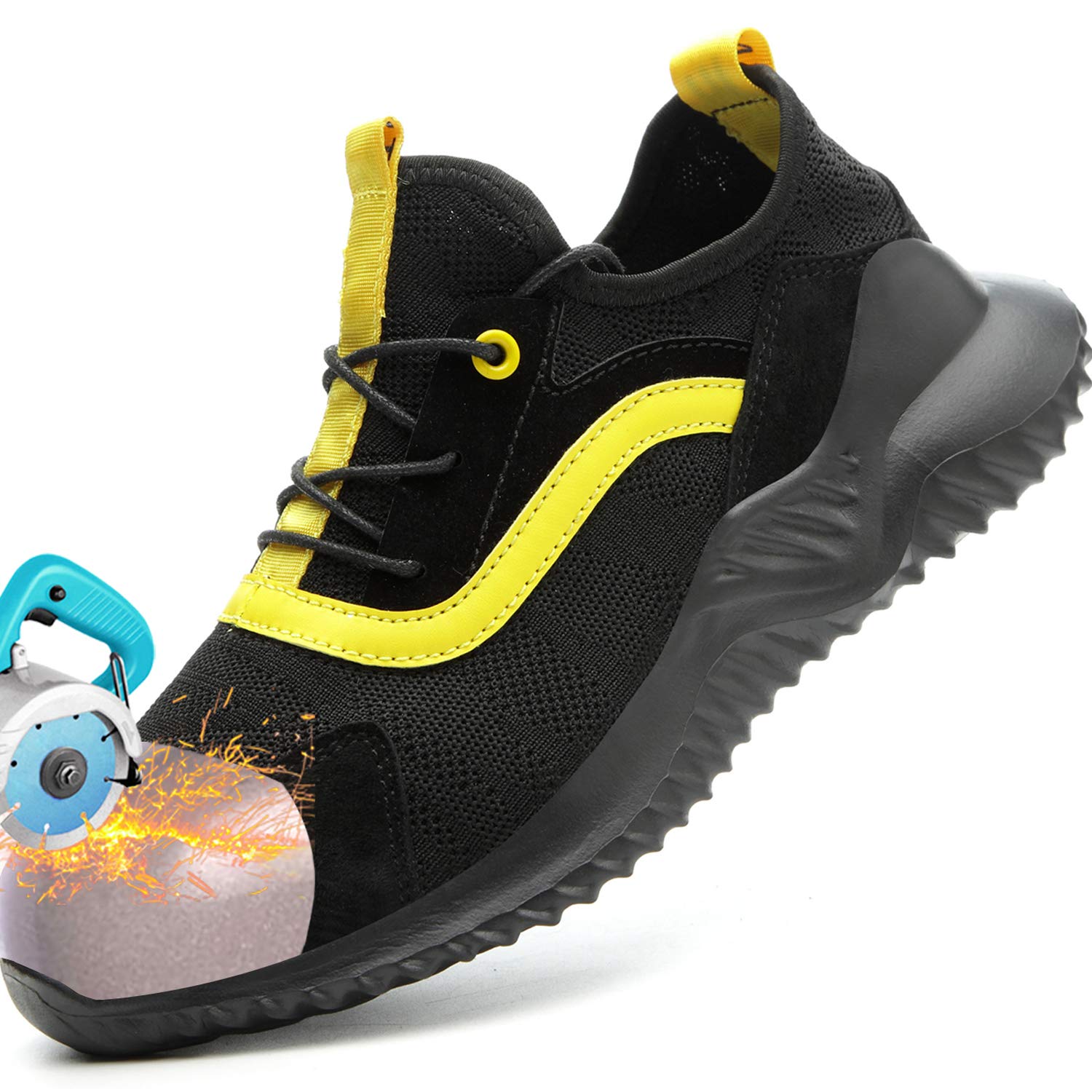 lightweight womens steel toe sneakers