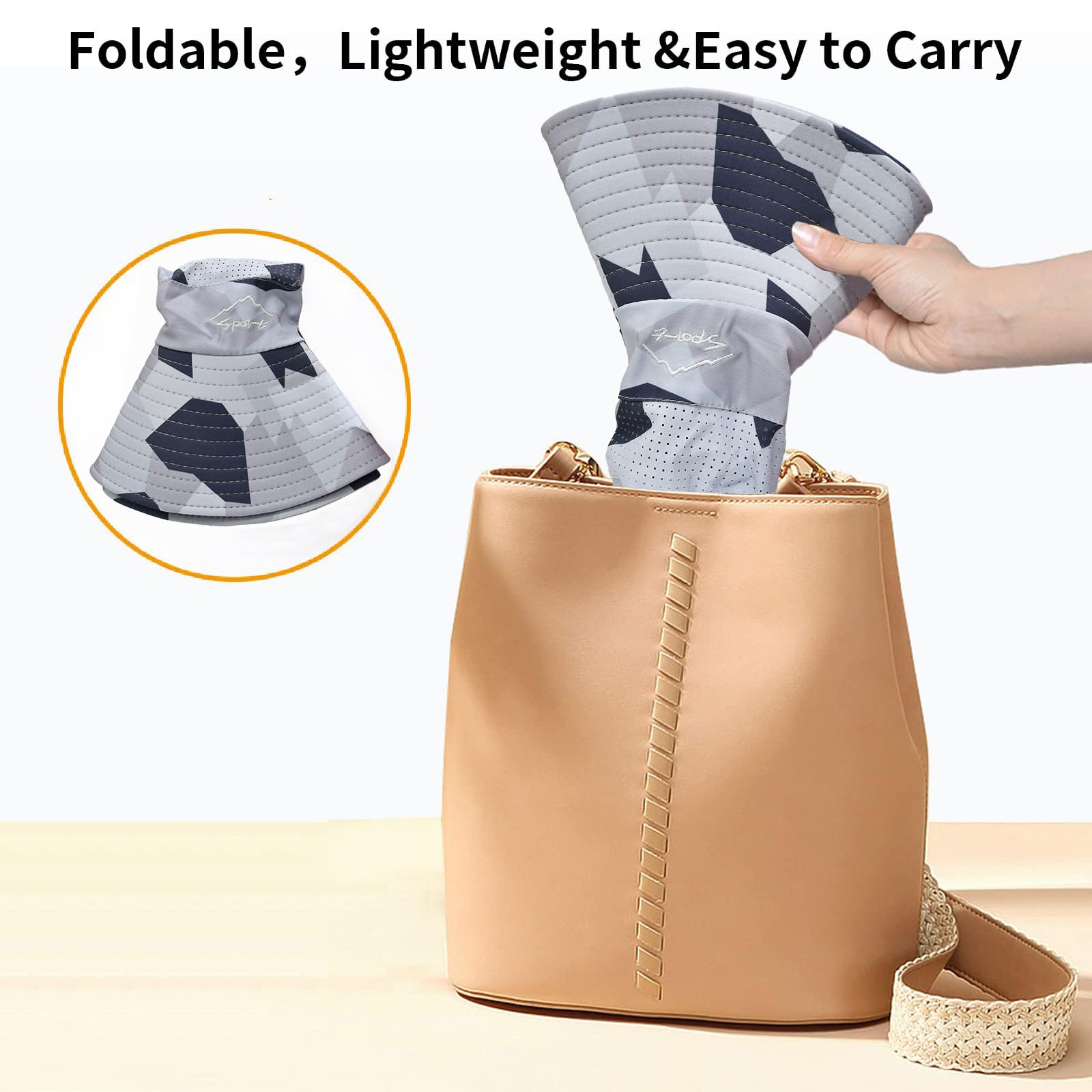 Sun Hats for Men Women Fishing Hat UPF 50+ Breathable Wide Brim Summer UV Protection Hat