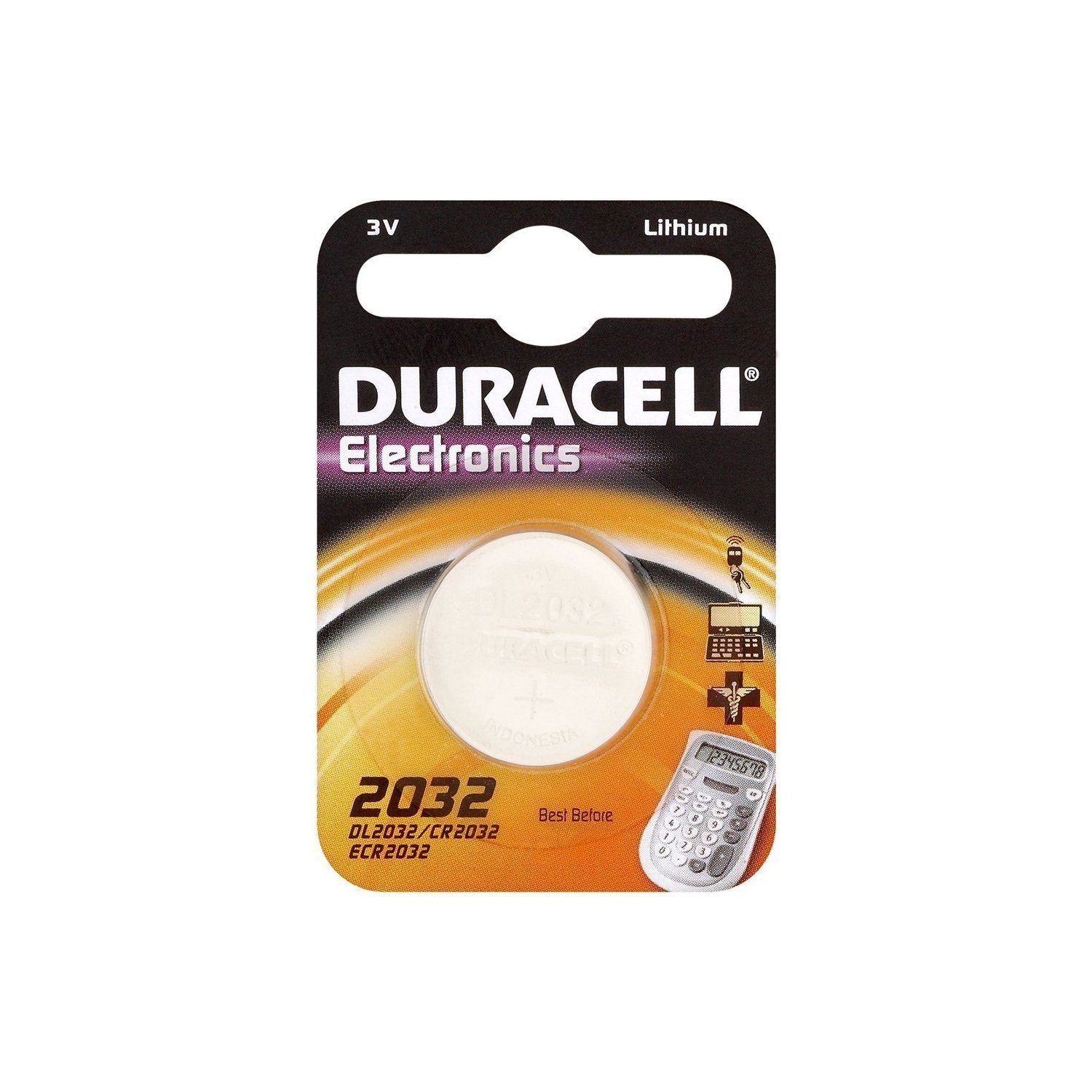 Duracell 10DUCR2032 Lithium Button Cells 3 Volts Pack of 10