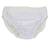 My Pool Pal Reusable Swim Diaper, White, 24 Months