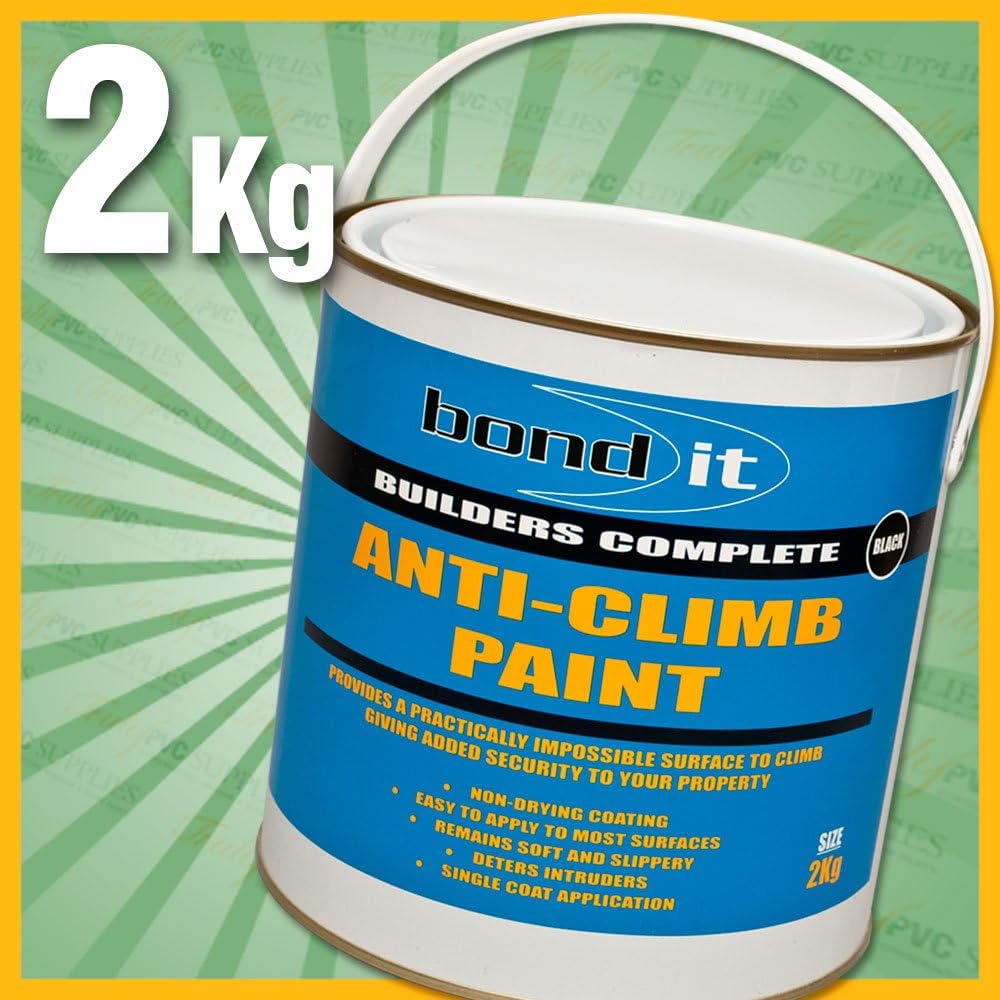 BondIt Anticlimb & Antivandal paint in a 2kg can is formulated to