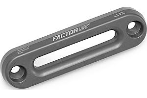 Factor 55 Hawse XTV Fairlead for Synthetic Winch Rope, 1.0" Thickness and 6" Mounting Bolt Spacing - Gray