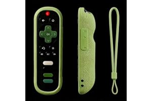 Silicone Case for TCL Roku TV RC280 Remote, Protective Universal Replacement Lightweight/Shockproof TCL Roku TV Remote Cover 