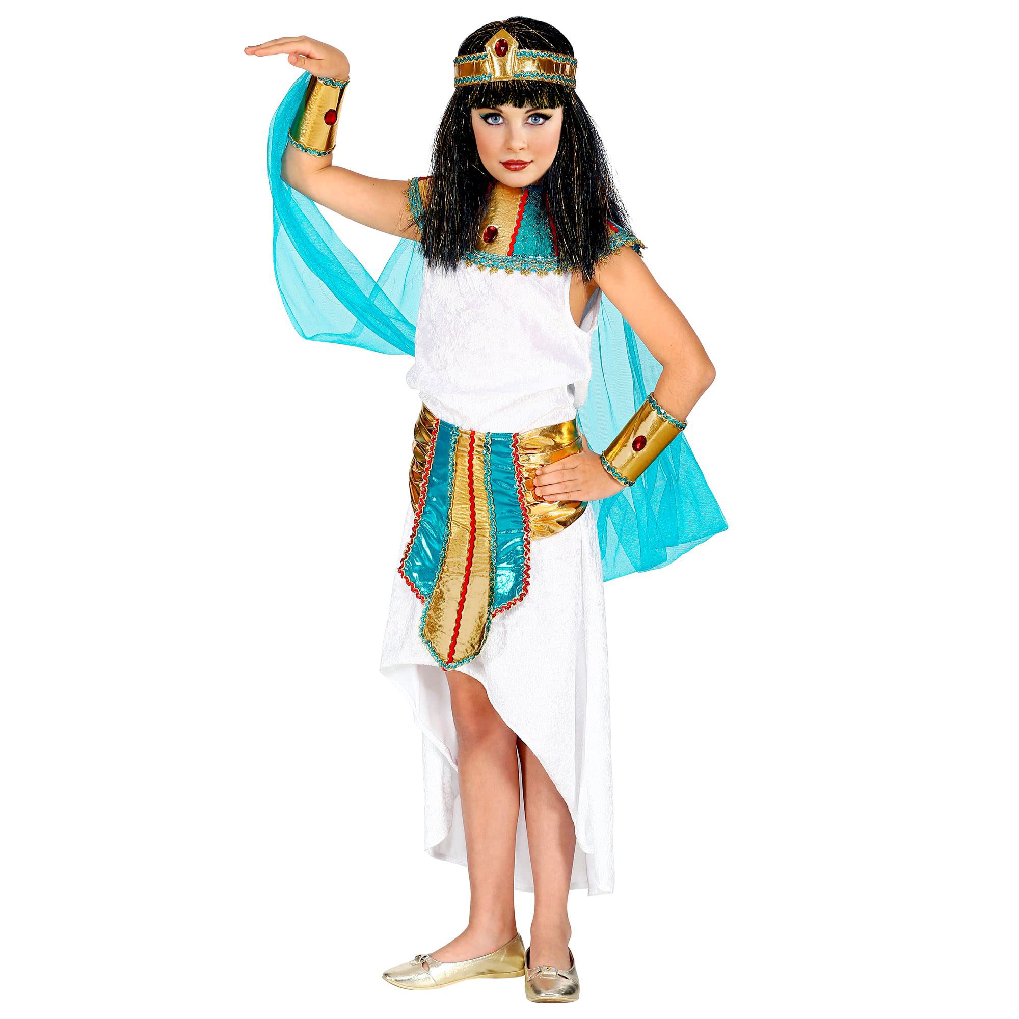 W WIDMANN MILANO Party Fashion - Egyptian Queen Costume for Girls, Ancient Times, Carnival, Theme Parties