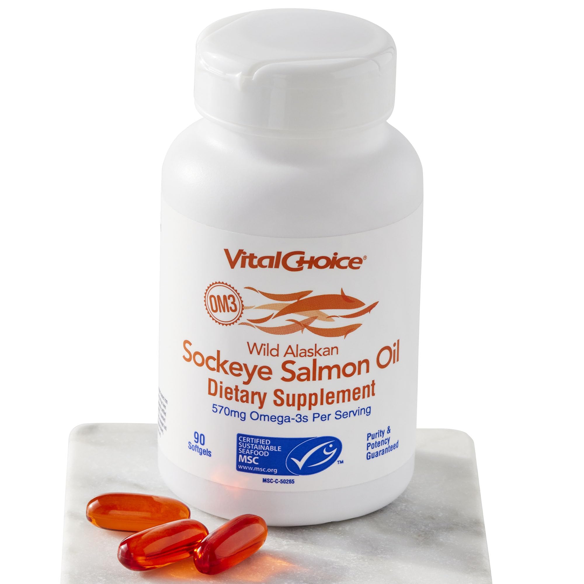 Wild Alaskan Sockeye Salmon Oil