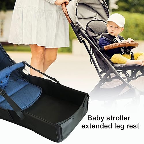 SFALCI Baby Stroller Foot Rest, Adjustable Baby Stroller Footrest  Extension, Extended Seat Pedal Leg Support