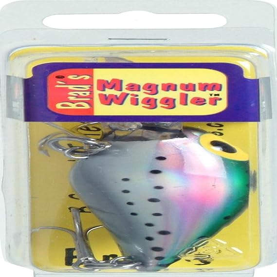 Brad's Killer Fishing Gear Wiggler (Laser Rainbow, 3 3/4