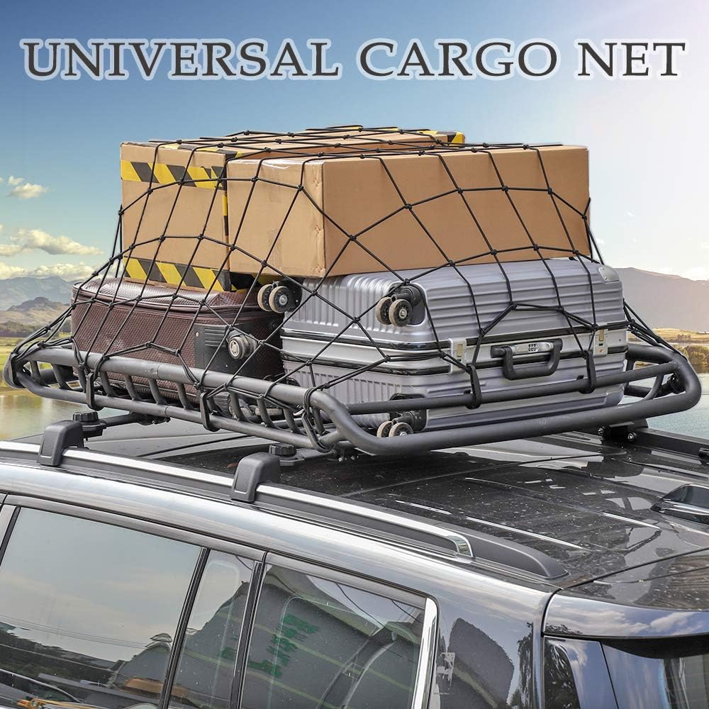 Ford Pickup Truck Bed and SUV Rooftop Travel Luggage Rack Super Duty