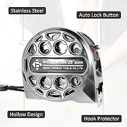 Tape Measure 25FT/7.5M Stainless Steel Measuring
