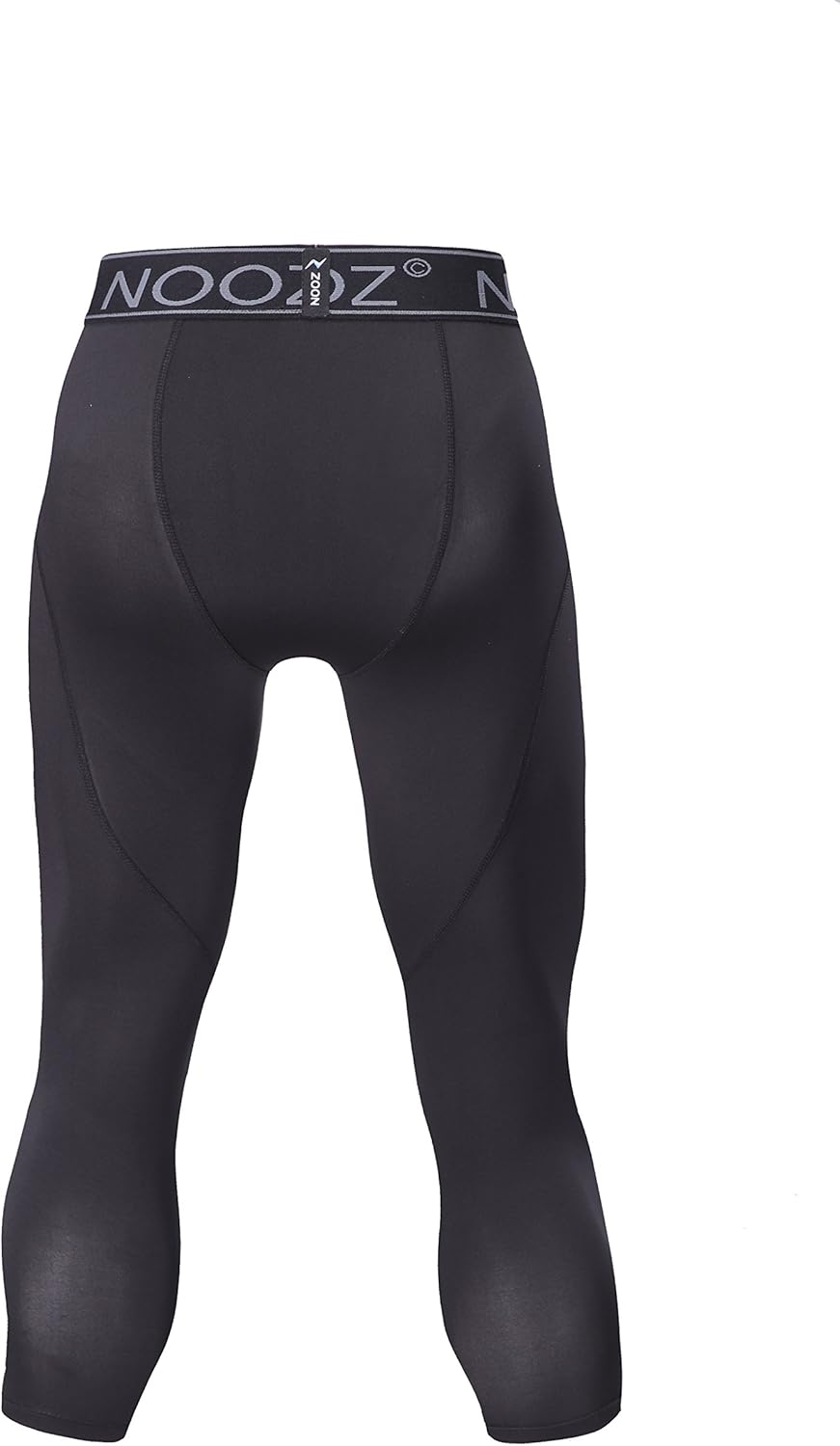 Nooz Men's Quick Dry Powerflex Compression Baselayer Pants, Legging Tights for Men: Clothing