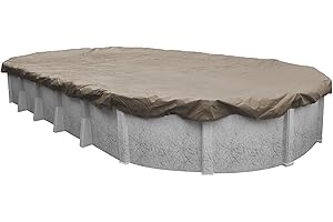 Robelle 571218-4-ROB Pool Cover for Winter, Defender, 12 x 18 ft Above Ground Pools
