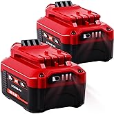 【Upgrade】 2Pack 6.0Ah 20V Replacement Battery for V20 Craftsman 20V Battery MAX CMCB204 CMCB202 CMCB201 CMCD700C1 CMCS500B (All of V20 Cordless Tool Series) High Capacity