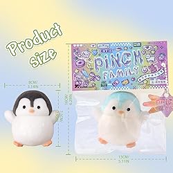 Anboor Penguins Squishies Toys 2 Pack - 3" Cute