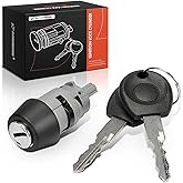 A-Premium Ignition Lock Cylinder with 2 keys Compatible with Volkswagen & Audi Vehicles - Golf, Beetle, EuroVan, Corrado, Cabriolet, Cabrio, TT, TT Quattro, 1987-2001 200 2008-2009