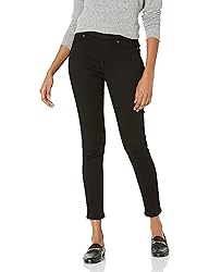 Amazon Essentials Women's Mid-Rise Stretch Pull-On