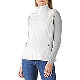 Outdoor Ventures Women's Lightweight Softshell Vest Windproof Fleece Lined Zip Up Sleeveless Jacket for Running Hiking Golf