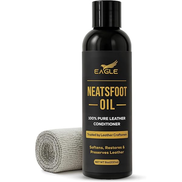 Amazon.com: Bickmore 100% Pure Neatsfoot Oil 8 oz - Leather Conditioner and  Wood Finish - Works Great on Leather Boots, Shoes, Baseball Gloves,  Saddles, Harnesses & Other Horse Tack : Automotive