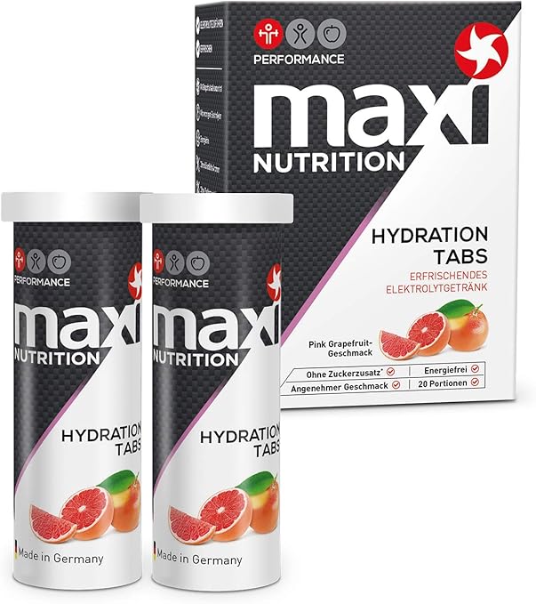 Maxinutrition Hydration Tabs Kokos Sportdrankje Na De Conditietraining Bevat Verschillende Elektrolyten Voor Een Optimale Vloeistoftoevoer Grapefruit Pink Grapefruit Amazon Nl