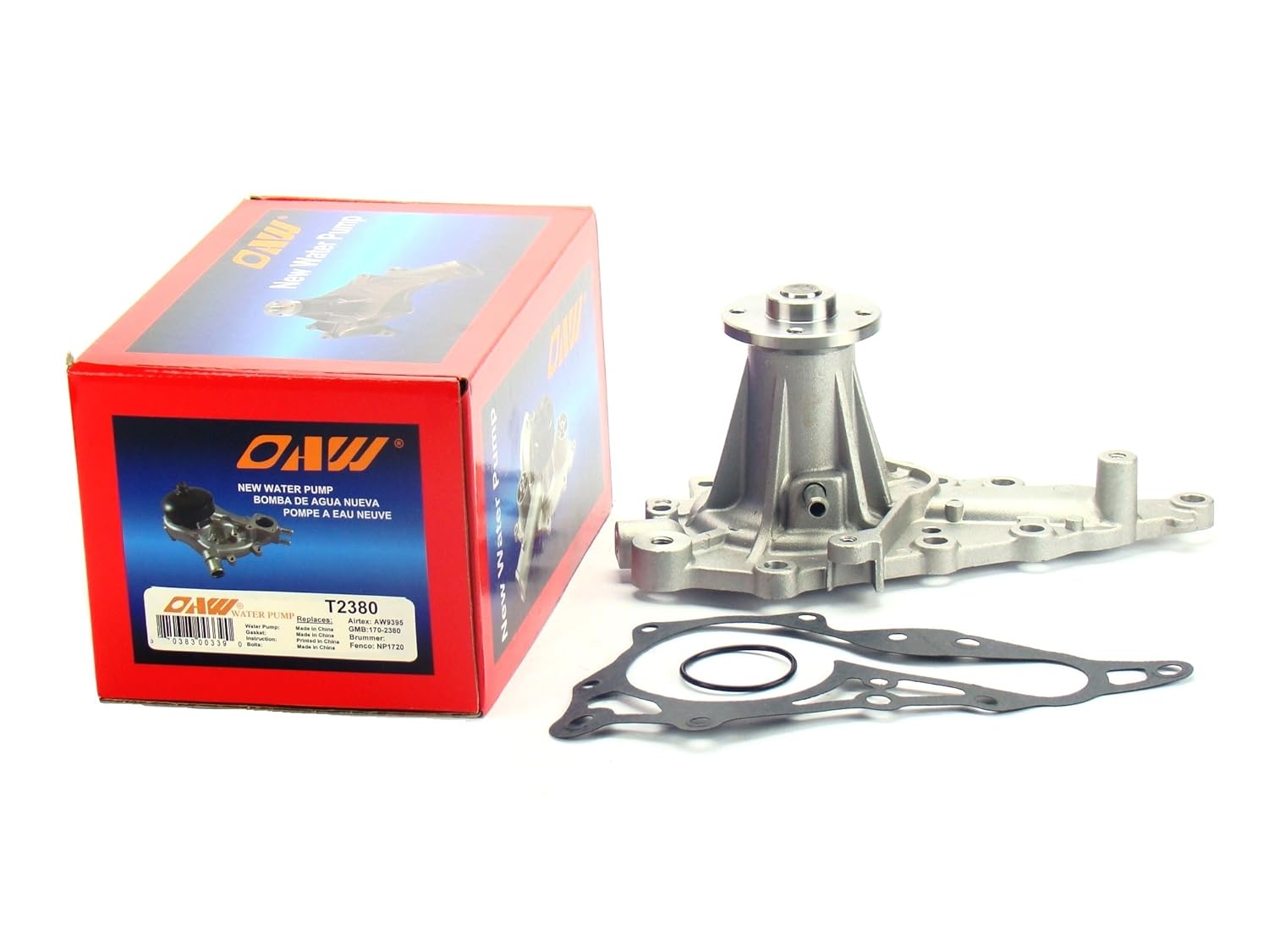 Amazon.com: OAW T2380 Engine Water Pump for 01-05 Lexus IS300 & 98-05 GS300 2JZGE 3.0L: Automotive