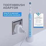 Keple UK 2 Pin to 3 Pin Shaver Toothbrush Adaptor Plug White view 6
