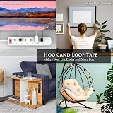 Blooven Hook and Loop Tape 20 mm x 8 m Self Adhesive Black view 5