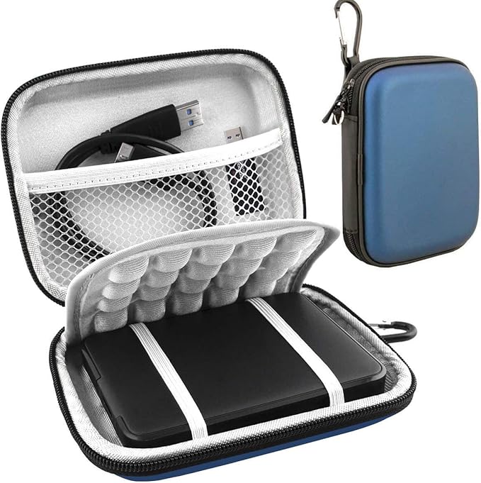 Lacdo Shockproof Hard Drive Carrying Case for Western Digital WD My