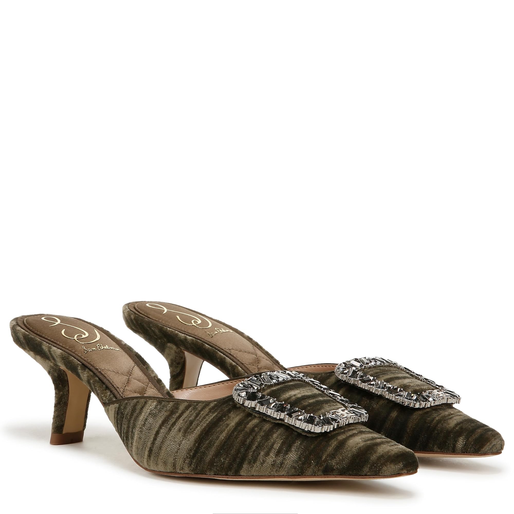 Sam Edelman Women’s Brit Mule Winter Moss Crystal 10 Medium