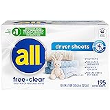 all Fabric Softener Dryer Sheets for Sensitive