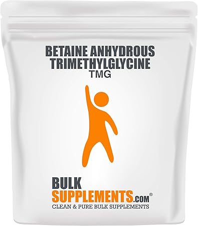 Amazon Com Bulksupplements Betaine Anhydrous Trimethylglycine Tmg Powder 250 Grams Health Personal Care