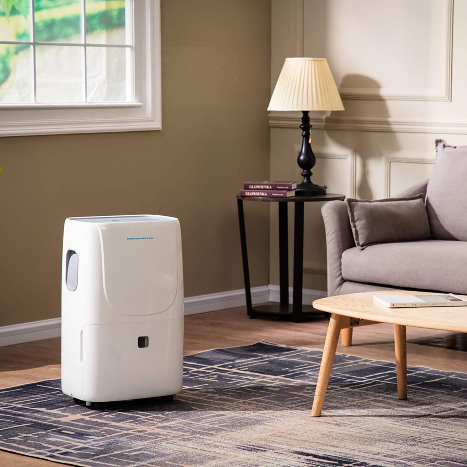 Emerson Quiet Kool High Efficiency 30-Pint Smart Dehumidifier with Wi-Fi and Voice Control, EAD30SE1, White