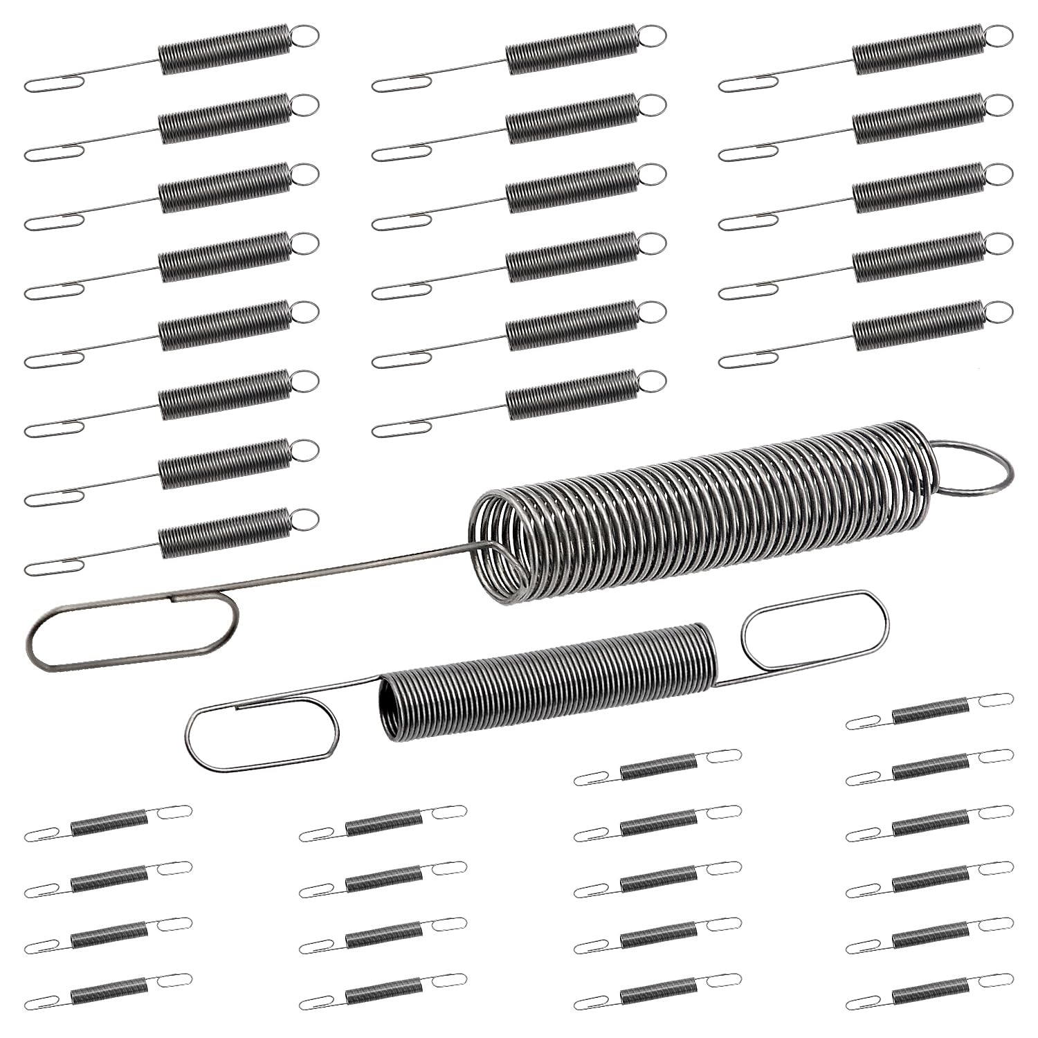 VooGenzek 40 PCS Lawn Mower Governor Springs, Governor Springs 692211 691859, Spring for Lawnmower, Governor Springs for Engines, Compatible with Briggs & Stratton Engines Lawn Mover Regulator